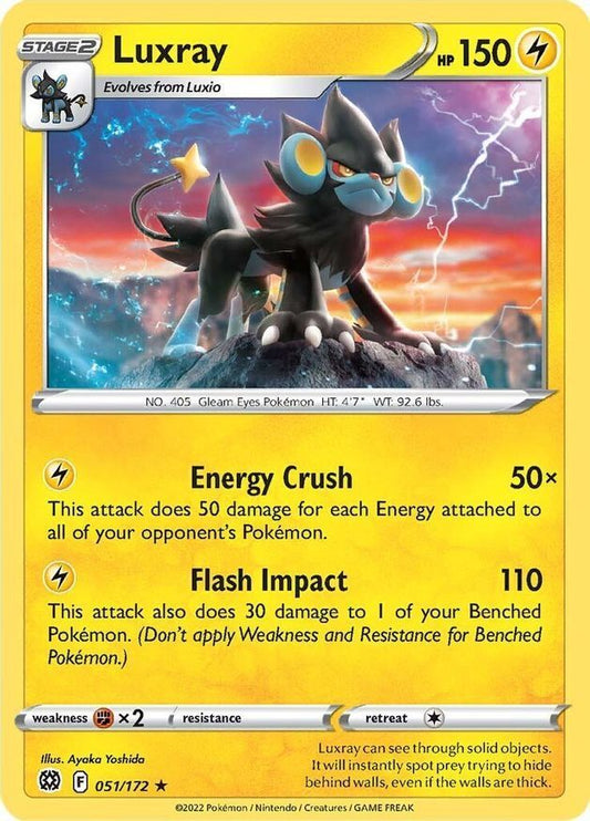 Luxray  51/172 Pokémon TCG Brilliant Stars