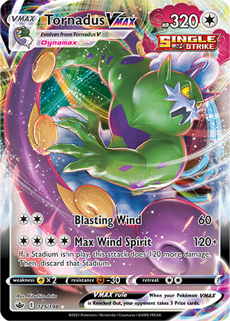 Tornadus VMAX  125/203 Pokémon TCG Chilling Reign