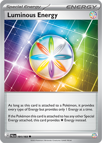 Luminous Energy [Reverse Holo]  191/193 Pokémon TCG Paldea Evolved