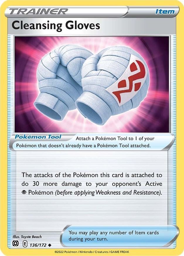 Cleansing Gloves  136/172 Pokémon TCG Brilliant Stars