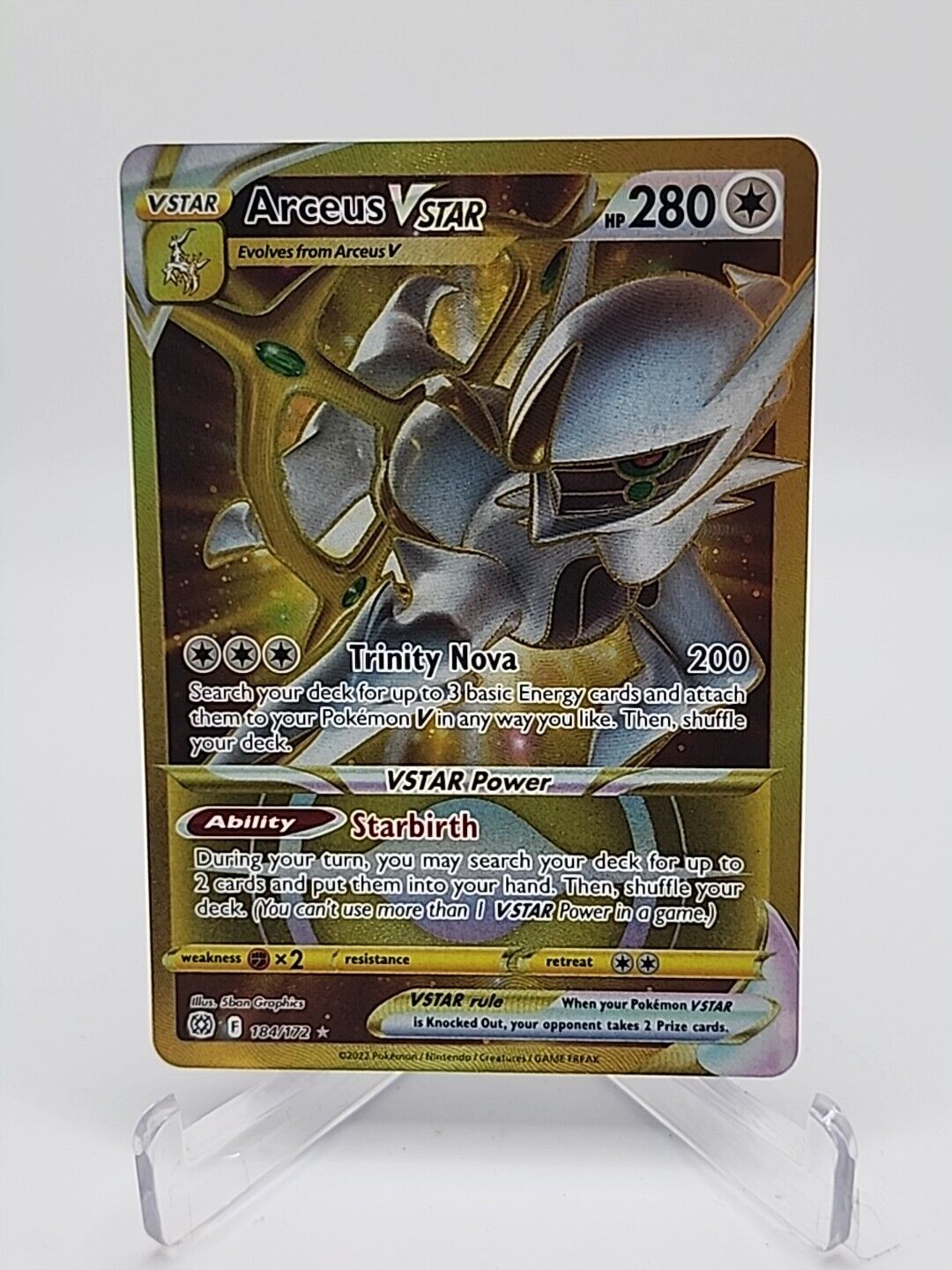 Arceus VSTAR  176/172 Pokémon TCG Brilliant Stars