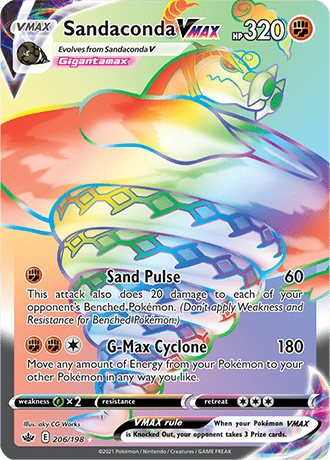 Sandaconda VMAX  206/203 Pokémon TCG Chilling Reign