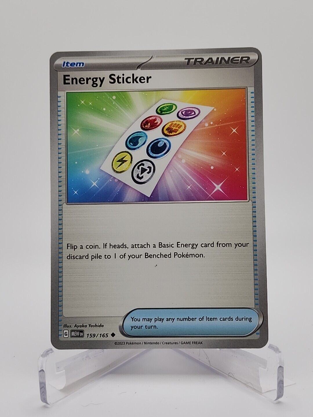 159/165 Energy Sticker  Pokémon TGC Scarlet & Violet - 151