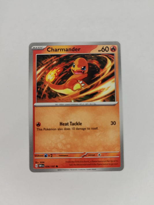 Charmander 26/197 Pokémon TGC Obsidian Flames