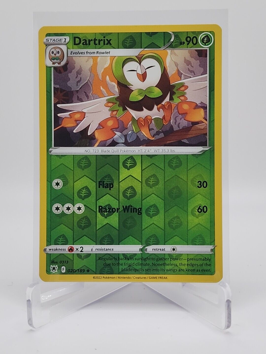 Dartrix [Reverse Holo]  20/189 Pokémon TCG Astral Radiance