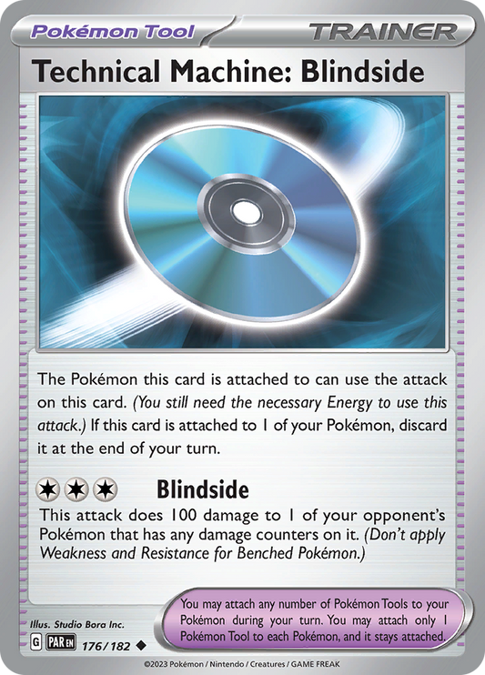 Technical Machine: Blindside  176/182 Pokémon TCG Paradox Rift