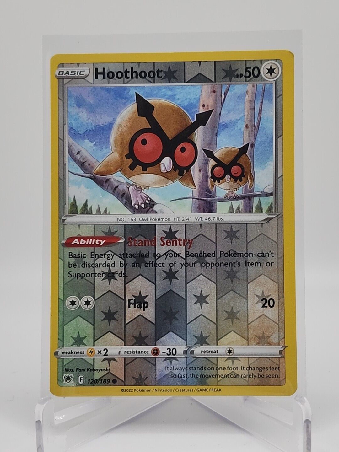 Hoothoot [Reverse Holo]  120/189 Pokémon TCG Astral Radiance