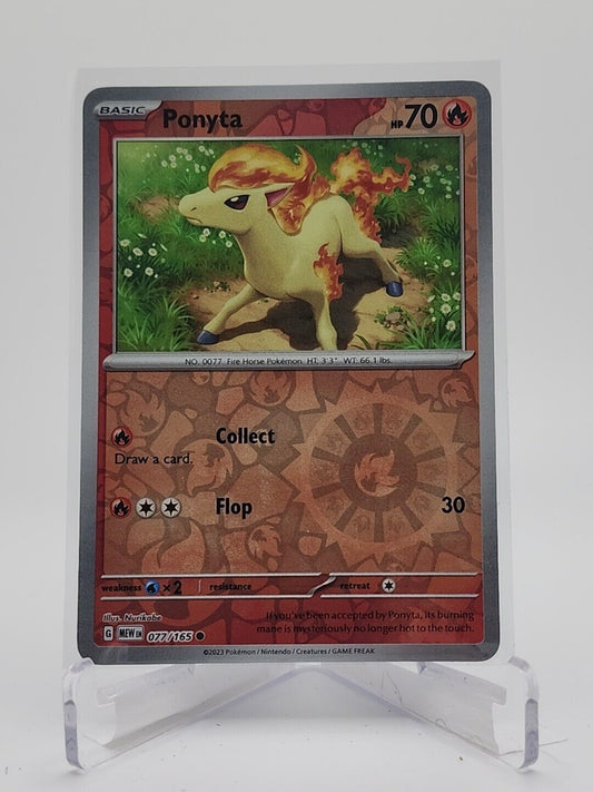 77/165 Ponyta [Reverse Holo]  Pokémon TGC Scarlet & Violet - 151