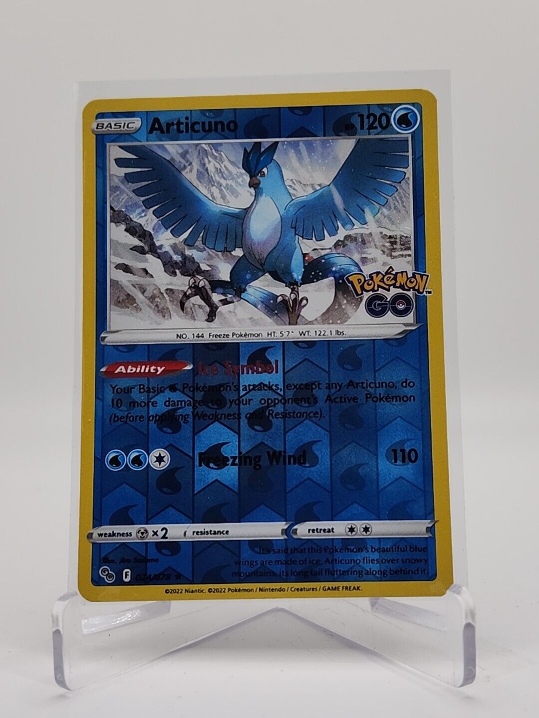 Articuno [Reverse Holo] 24/78 Pokémon TGC Pokemon Go