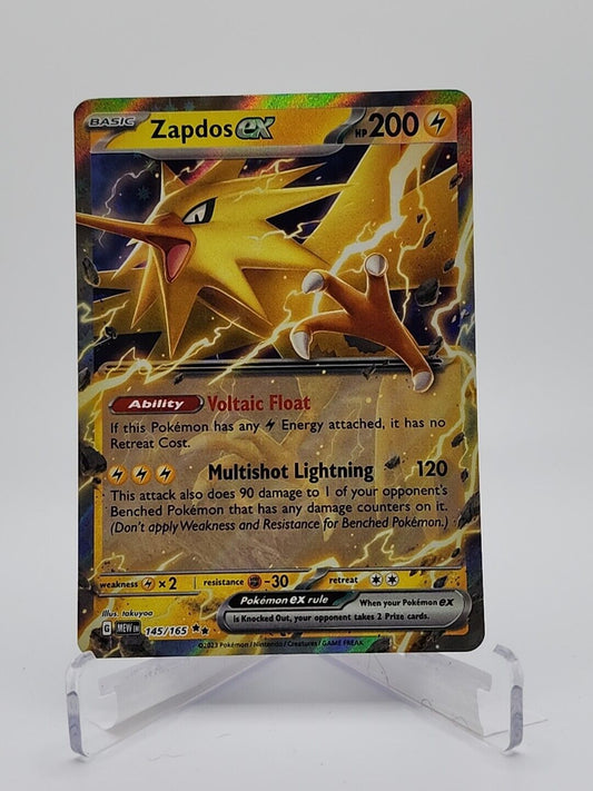 145/165 Zapdos ex  Pokémon TGC Scarlet & Violet - 151