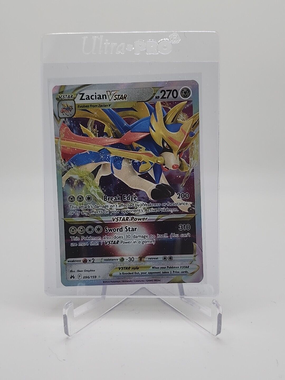 Zacian VSTAR 96/159 Pokémon TGC Crown Zenith