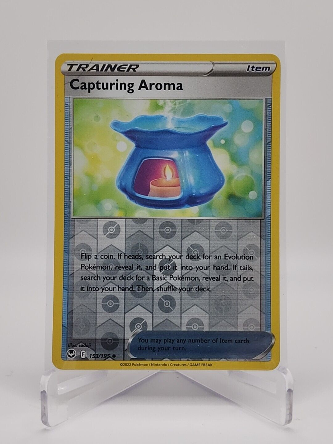 Capturing Aroma [Reverse Holo]  153/195 Pokémon TCG Silver Tempest