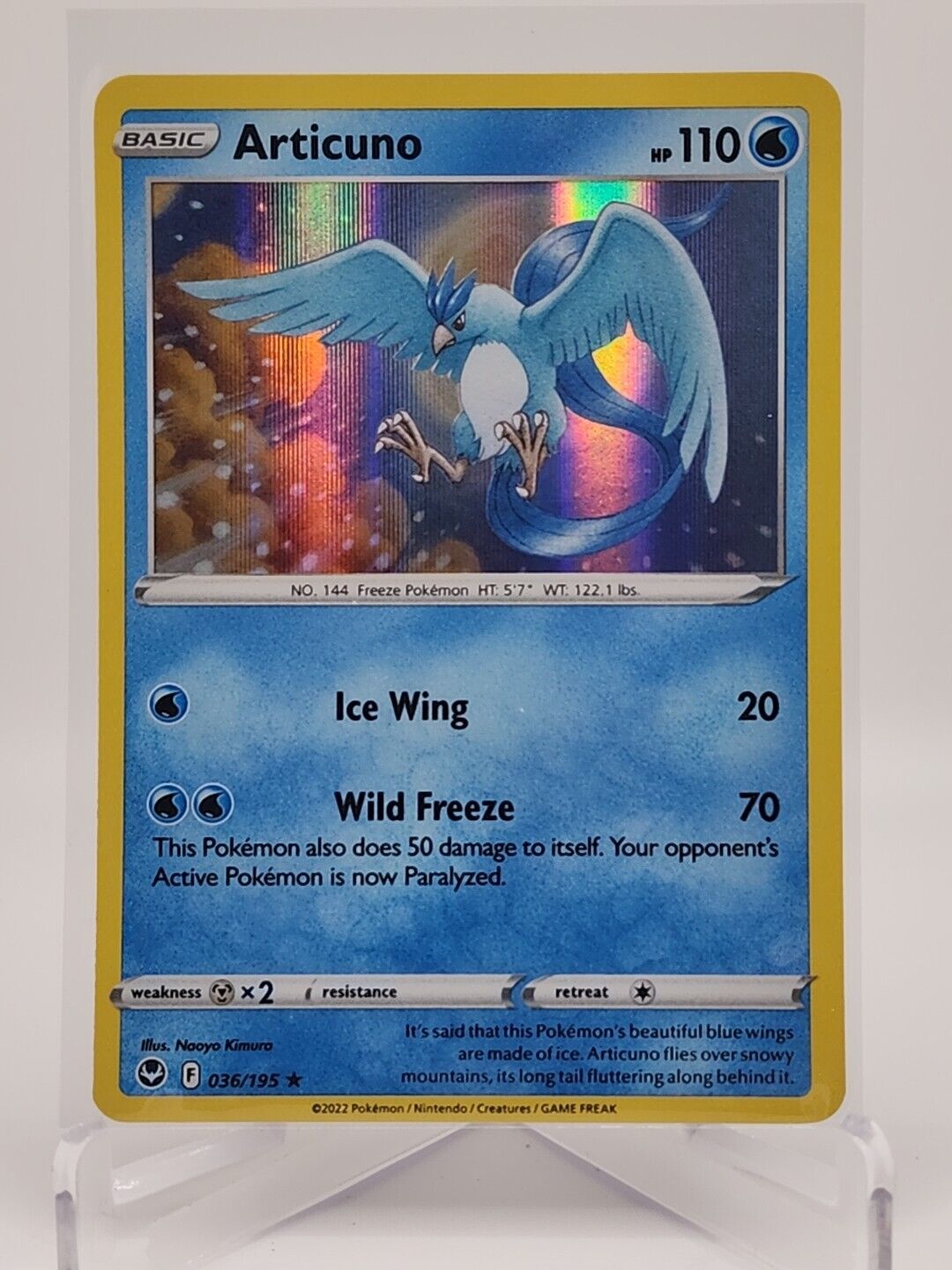 Articuno [Holo]  36/195 Pokémon TCG Silver Tempest