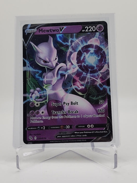 Mewtwo V 30/78 Pokémon TGC Pokemon Go