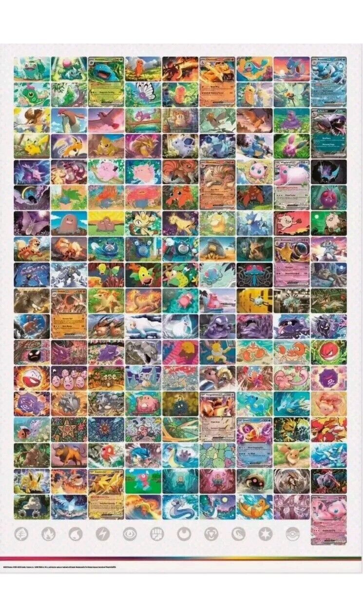 Pokemon Scarlet & Violet 151 Poster