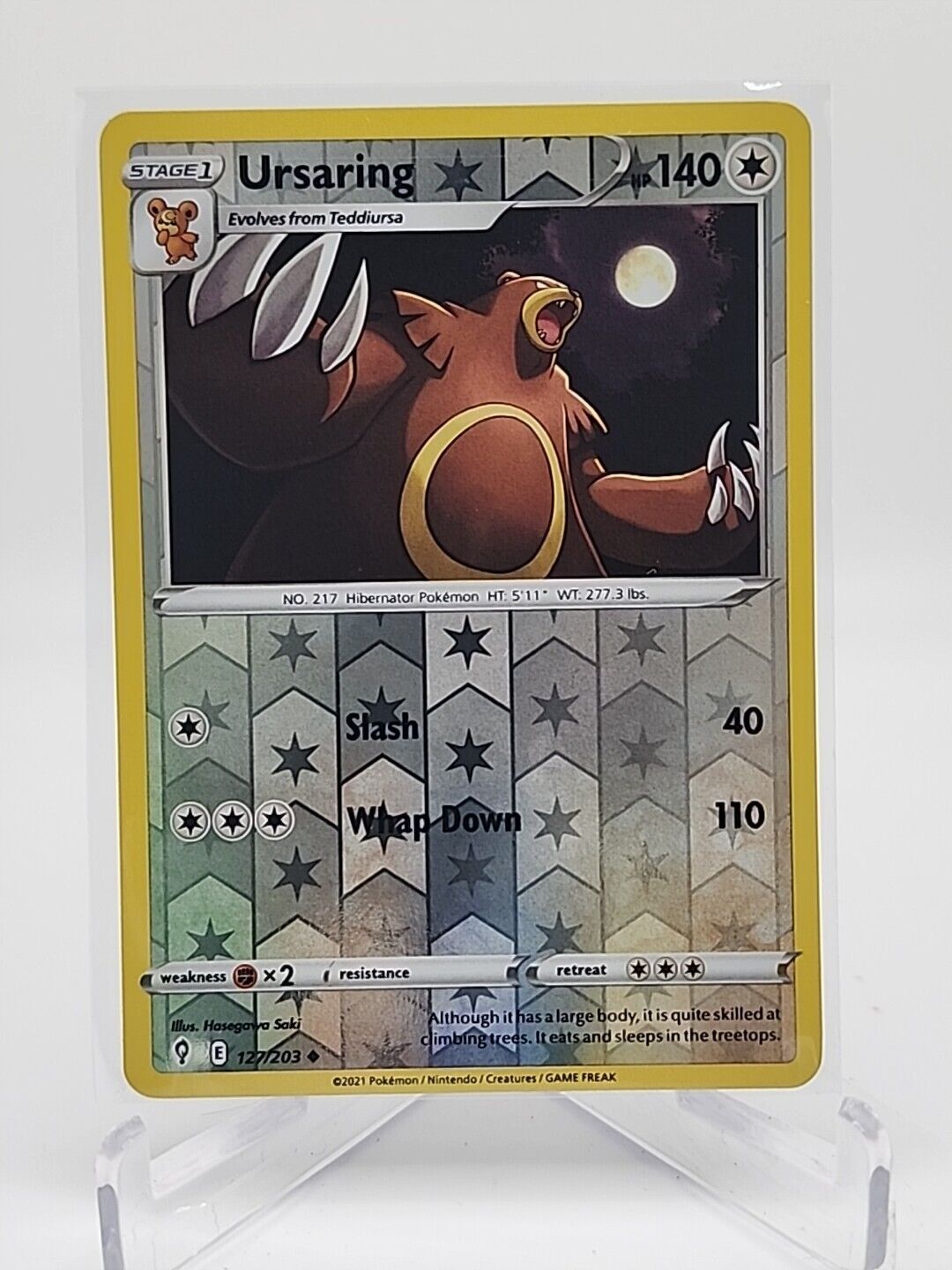 Ursaring [Reverse Holo]  127/203 Pokémon TCG Evolving Skies