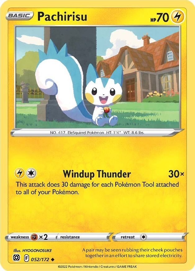 Pachirisu  52/172 Pokémon TCG Brilliant Stars