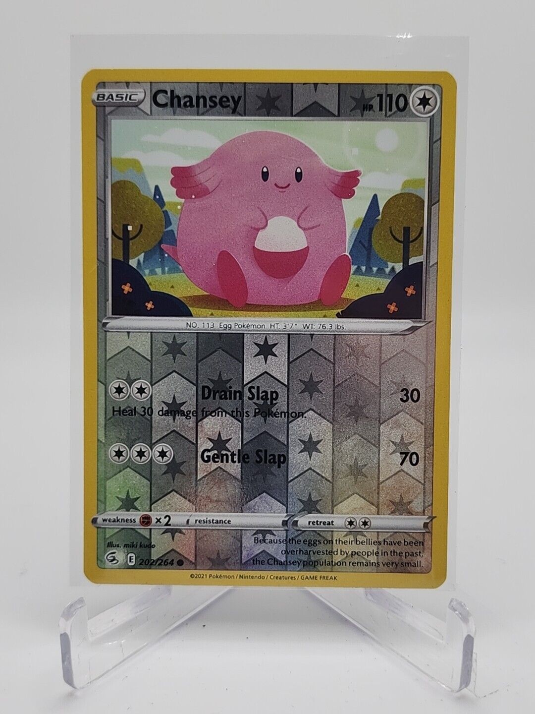 Chansey [Reverse Holo]  202/264 Pokémon TCG Fusion Strike