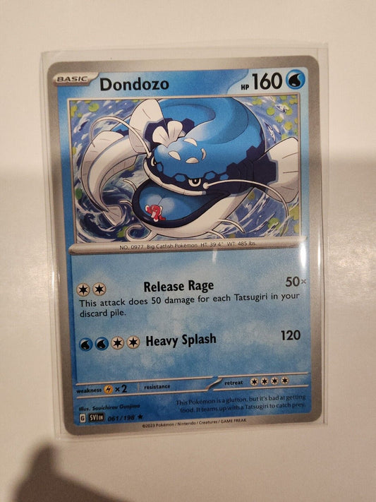 Dondozo 61/198 Pokémon TGC Scarlet & Violet