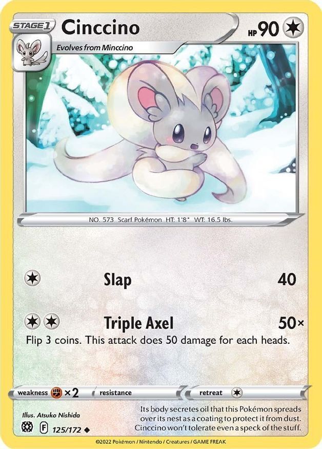 Cinccino  125/172 Pokémon TCG Brilliant Stars