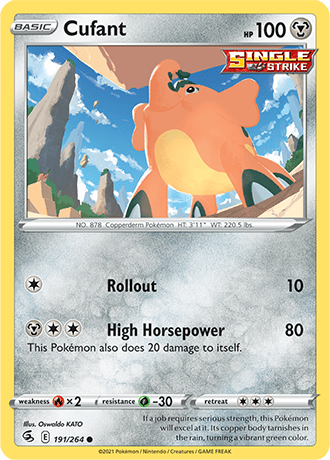 Cufant  191/264 Pokémon TCG Fusion Strike