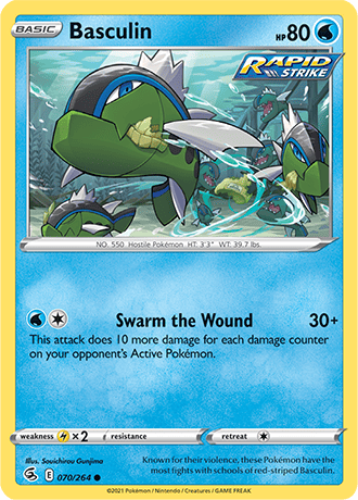 Basculin  70/264 Pokémon TCG Fusion Strike