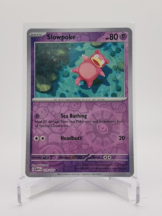 79/165 Slowpoke [Reverse Holo]  Pokémon TGC Scarlet & Violet - 151