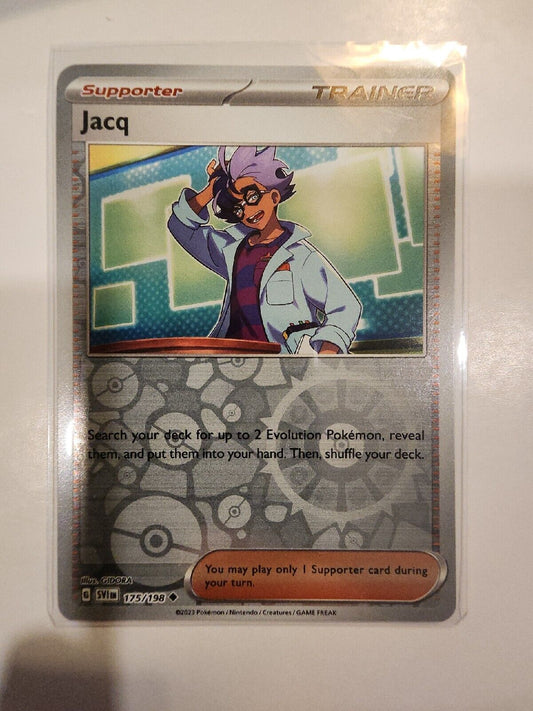 Jacq [Reverse Holo] 175/198 Pokémon TGC Scarlet & Violet