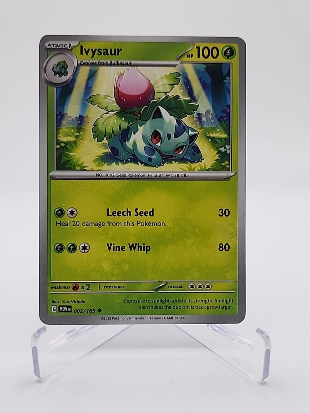 2/165 Ivysaur  Pokémon TGC Scarlet & Violet - 151