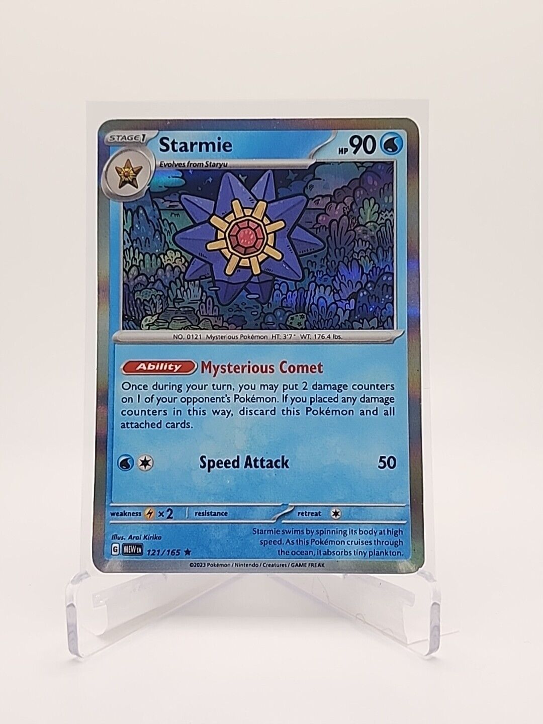 121/165 Starmie  Pokémon TGC Scarlet & Violet - 151