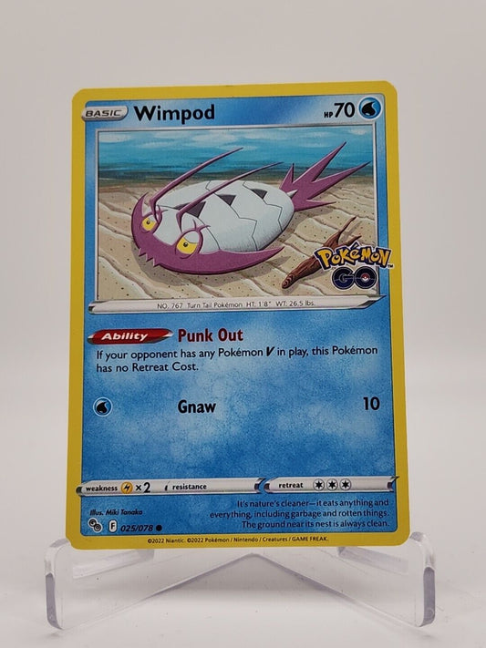 Wimpod 25/78 Pokémon TGC Pokemon Go