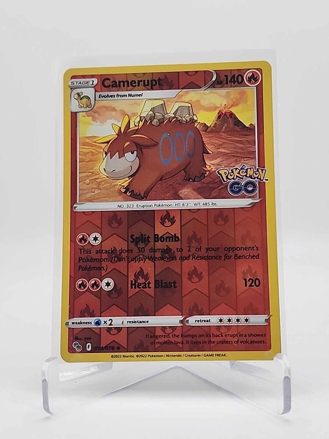 Camerupt [Reverse Holo] 14/78 Pokémon TGC Pokemon Go