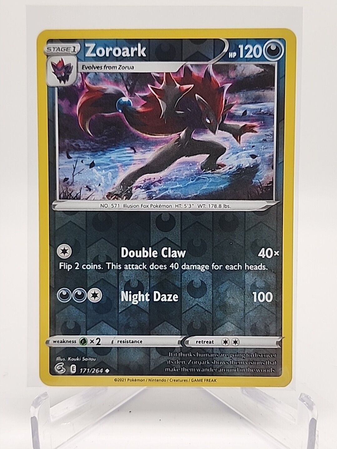 Zoroark [Reverse Holo]  171/264 Pokémon TCG Fusion Strike