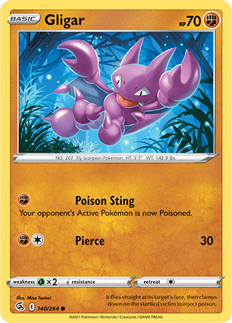 Gligar  140/264 Pokémon TCG Fusion Strike