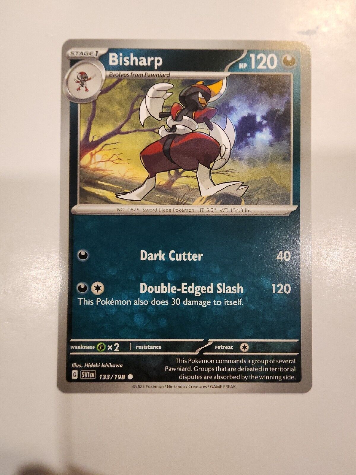 Bisharp 133/198 Pokémon TGC Scarlet & Violet