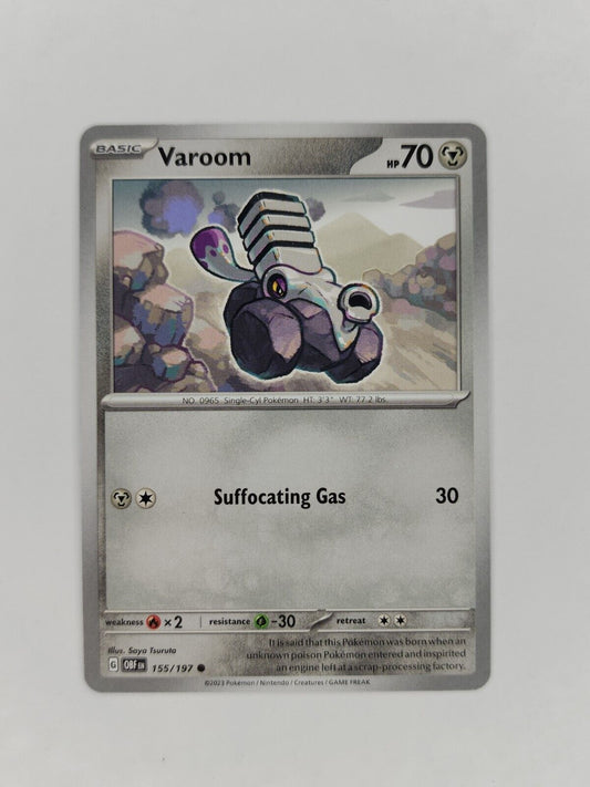 Varoom 155/197 Pokémon TGC Obsidian Flames