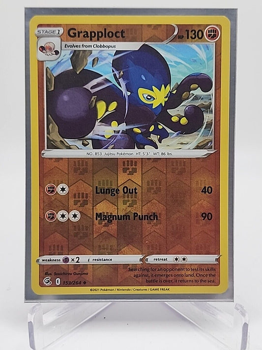 Grapploct [Reverse Holo]  153/264 Pokémon TCG Fusion Strike