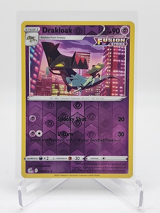 Drakloak [Reverse Holo]  129/264 Pokémon TCG Fusion Strike