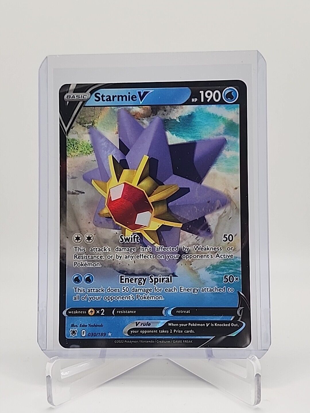 Starmie V  30/189 Pokémon TCG Astral Radiance