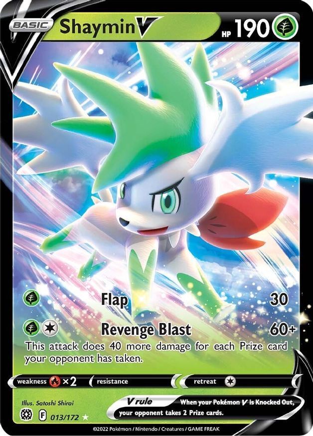 Shaymin V  13/172 Pokémon TCG Brilliant Stars