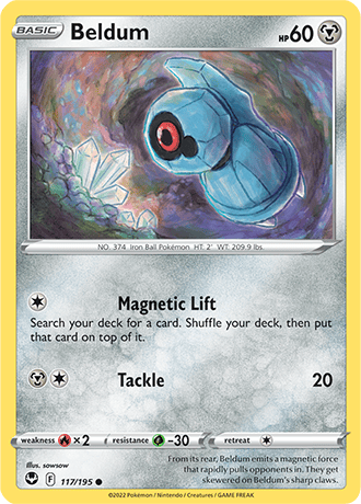 Beldum  117/195 Pokémon TCG Silver Tempest