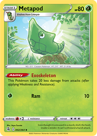 Metapod  2/264 Pokémon TCG Fusion Strike