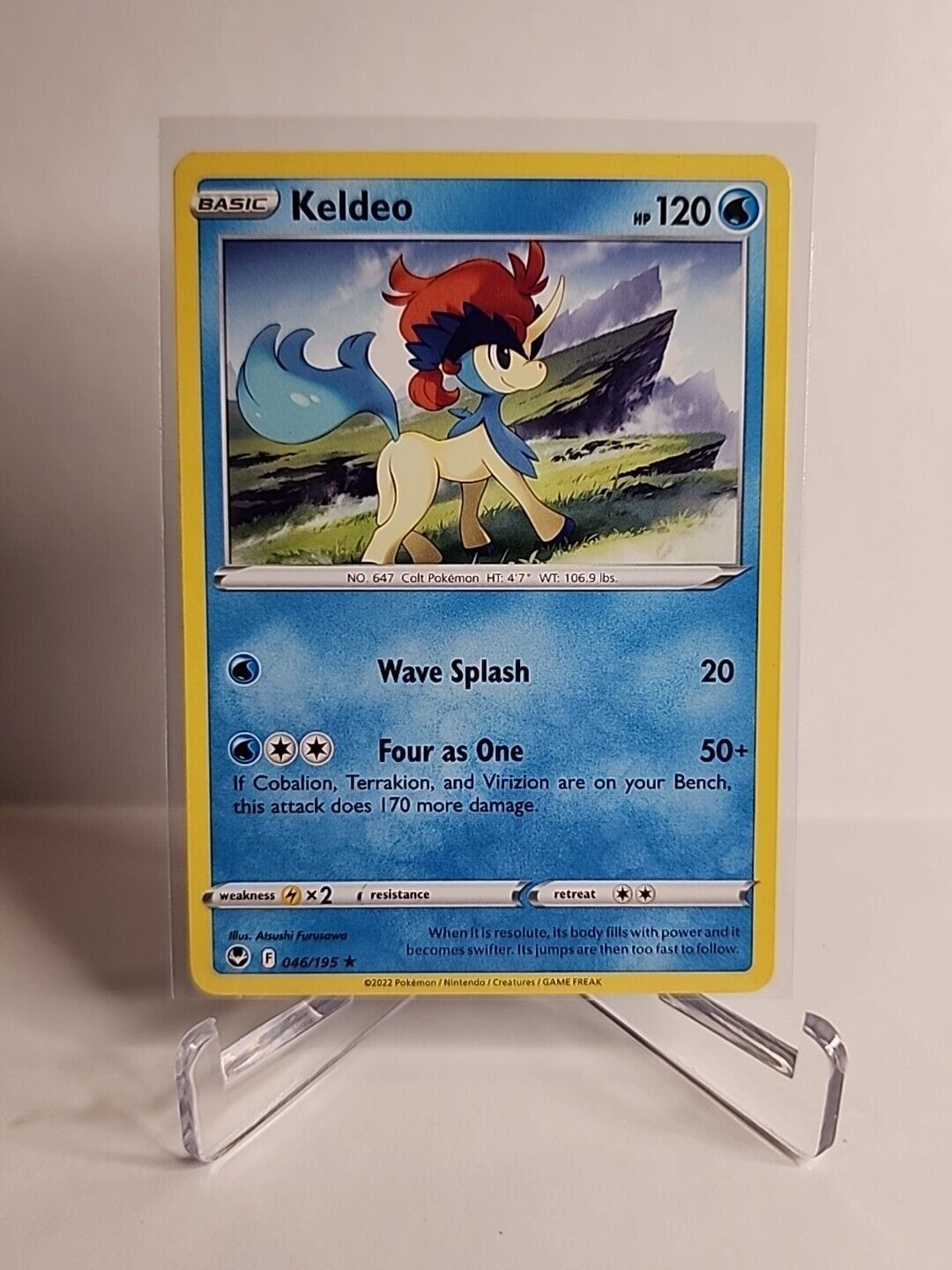 Keldeo 46/195 Pokémon Cards Silver Tempest