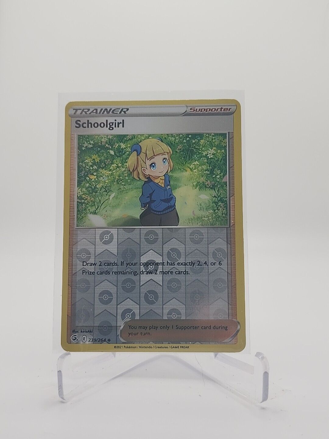 Schoolgirl [Reverse Holo] 239/264 Pokémon TGC Fusion Strike