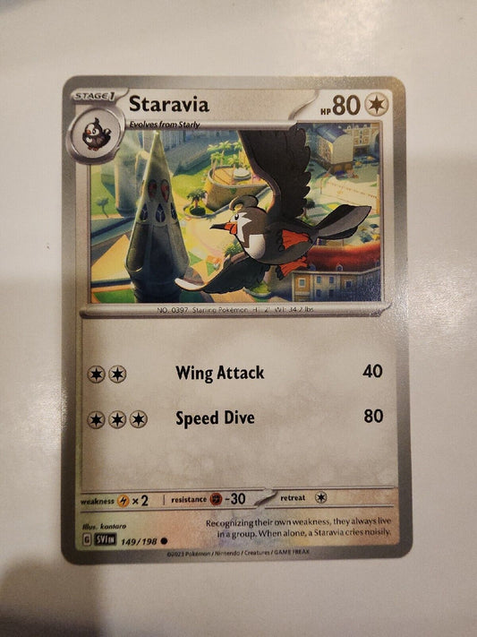 Staravia 149/198 Pokémon TGC Scarlet & Violet