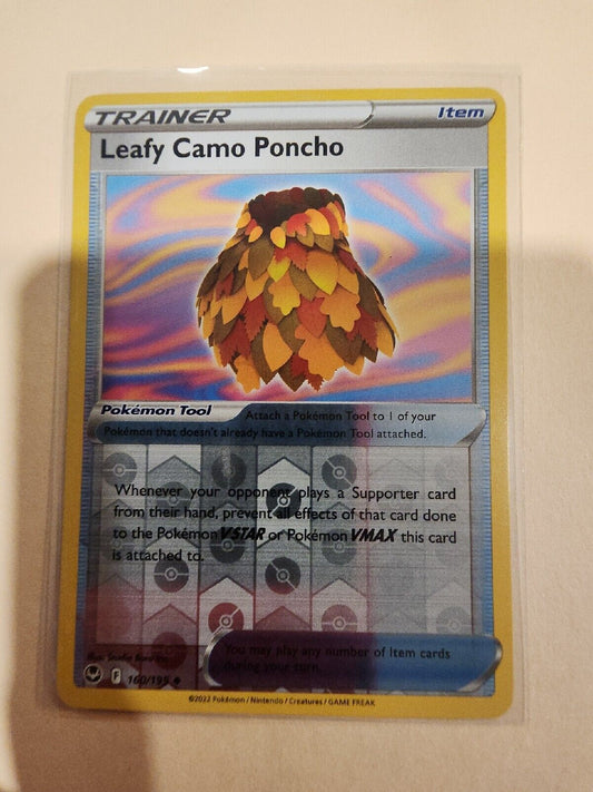 Leafy Camo Poncho [Reverse Holo] 160/195 Pokémon Cards Silver Tempest