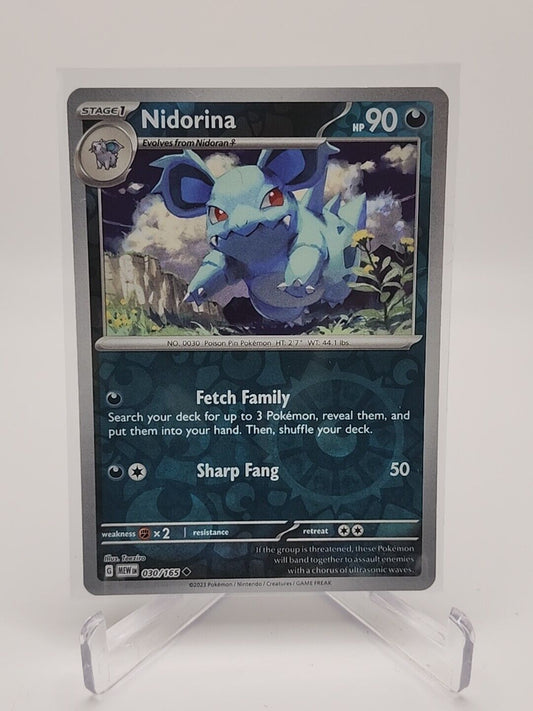 30/165 Nidorina [Reverse Holo] Pokémon TCG Scarlet & Violet - 151