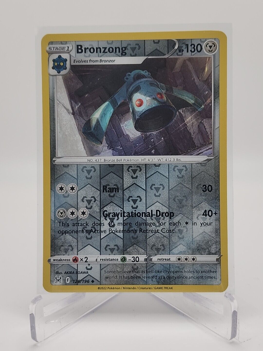 Bronzong [Reverse Holo]  126/196 Pokémon TCG Lost Origin