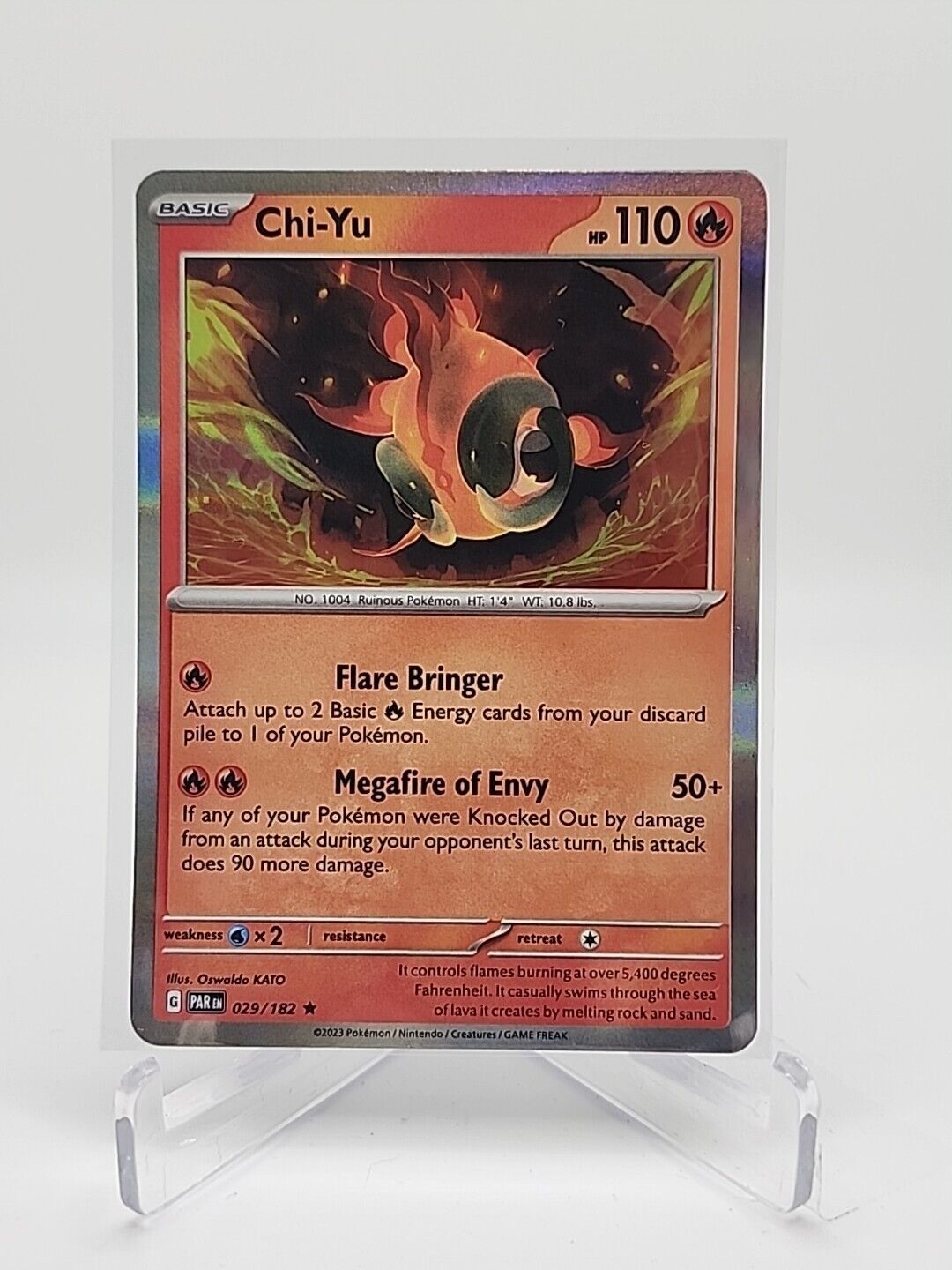 Chi-Yu [Holo]  29/182 Pokémon TCG Paradox Rift