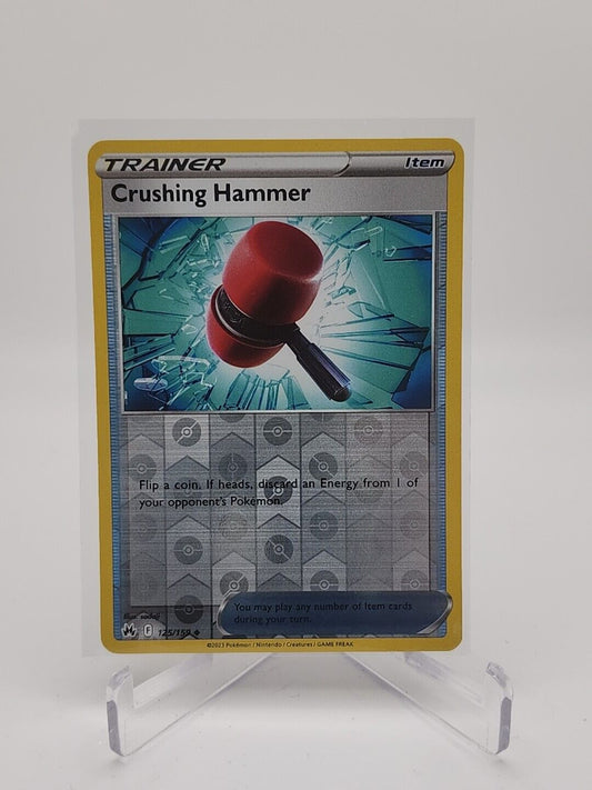 Crushing Hammer [Reverse Holo] 125/159 Pokémon TGC Crown Zenith